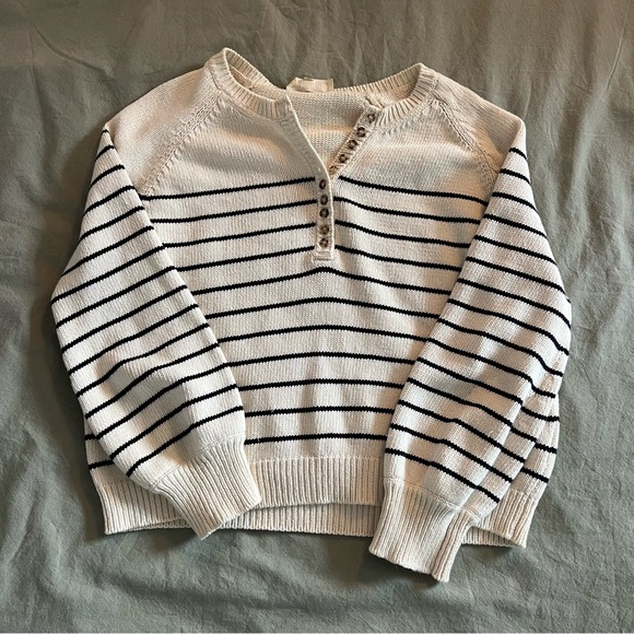 Sezane Leontine Sweater, Ecru, Small - Picture 2 of 6